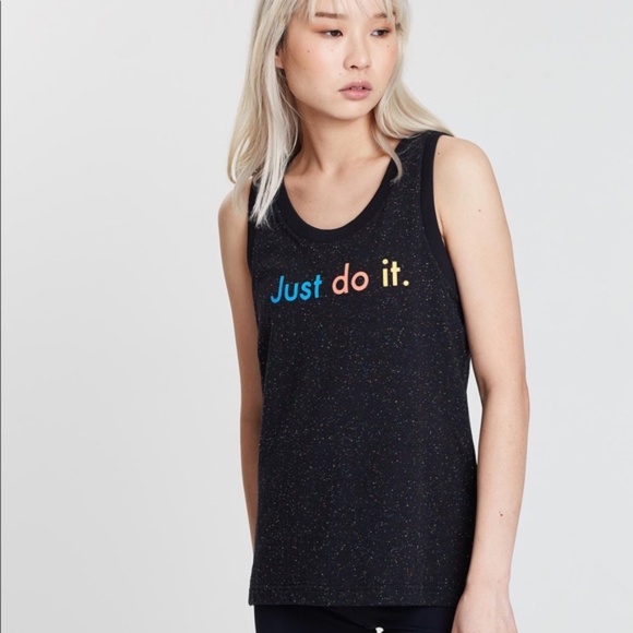 Nike Tops - NWT Nike JUST DO IT Neon tank M
